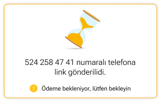Link ile ödeme başarılı